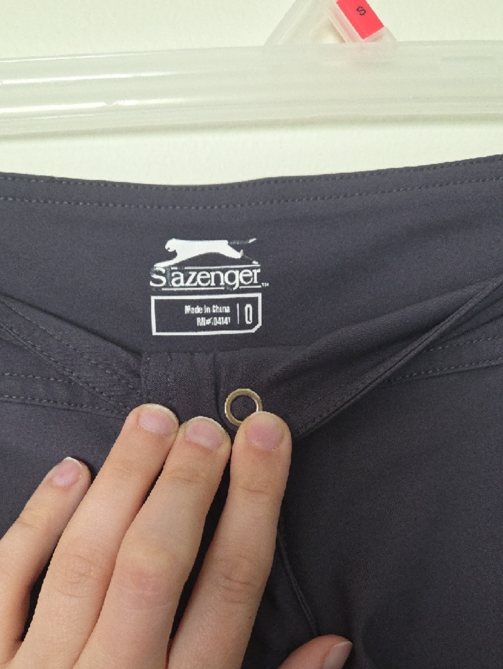 Slazenger Women's High-Waist Charcoal Gray Shorts - Picture 2 of 4